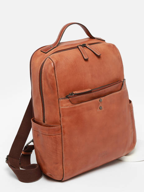 Backpack Basilic pepper Brown traveler BTRA10 other view 2