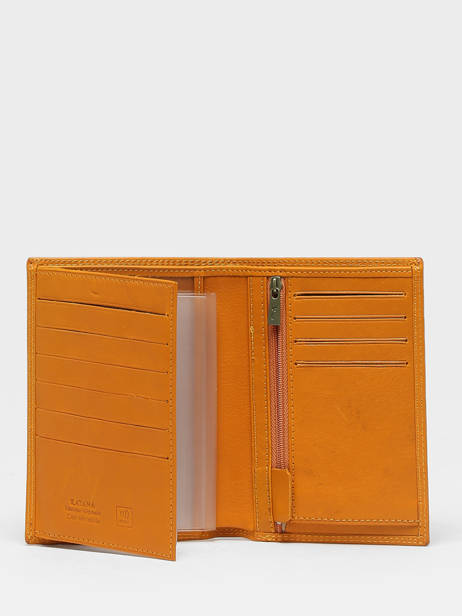 Wallet Leather Katana Yellow marina 753018 other view 1