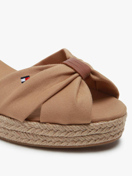 Platform Sandals Tommy hilfiger Beige women 4785RBL other view 1