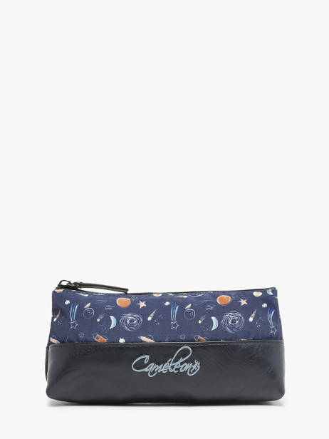 Pencil Case For Kids 1 Compartment Cameleon Blue retro TROU