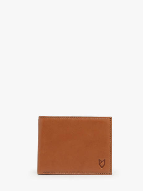 Portefeuille Bovino Cuir Yves renard Marron bovino 1907