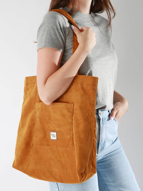 Sac Porté épaule A4 Basilic pepper Marron delhi BDEH03 vue secondaire 1