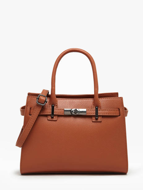 Sac à Main Caviar Cuir Milano Orange caviar CA24063