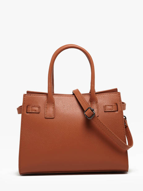 Sac à Main Caviar Cuir Milano Orange caviar CA24063 vue secondaire 4