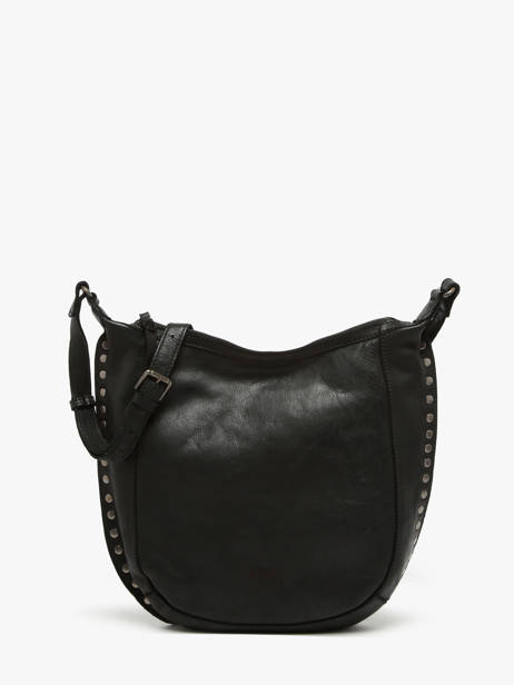 Shoulder Bag Barcelone Leather Basilic pepper Black barcelone BBAC02