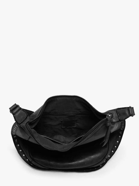 Shoulder Bag Barcelone Leather Basilic pepper Black barcelone BBAC02 other view 3