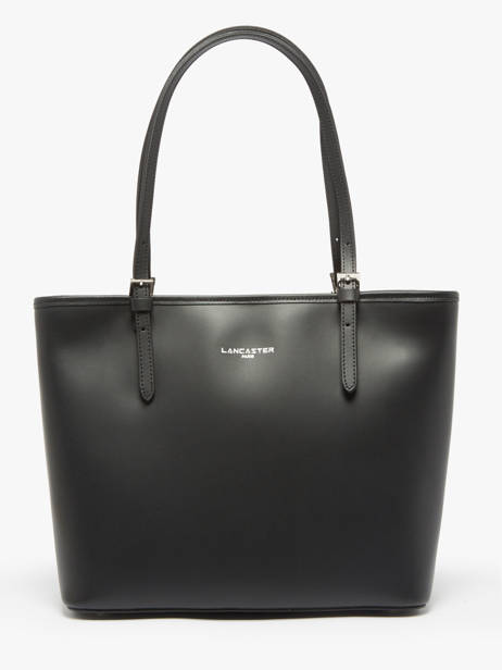 Shoulder Bag Smooth Leather Lancaster Black smooth 7