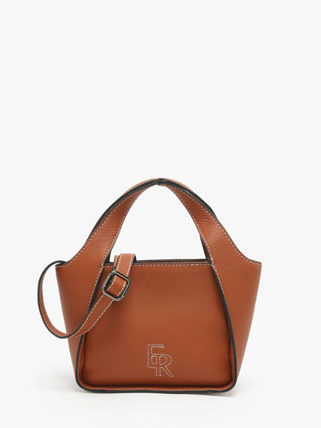 Sac BandouliÃ¨re S Foudre Cuir Etrier Marron foudre EFOD107S