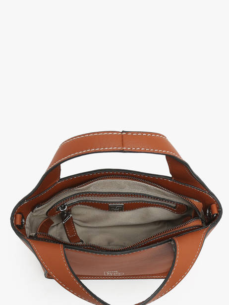 Sac BandouliÃ¨re S Foudre Cuir Etrier Marron foudre EFOD107S vue secondaire 3