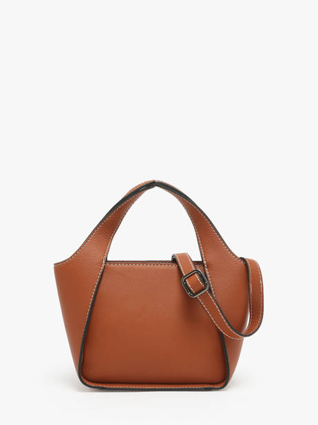 Sac BandouliÃ¨re S Foudre Cuir Etrier Marron foudre EFOD107S vue secondaire 4