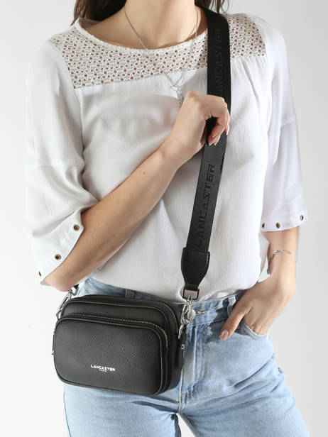Sac Bandoulière Milano Ana Cuir Lancaster Noir milano ana 61 vue secondaire 1