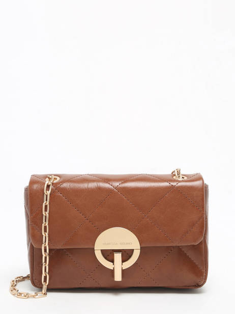 Medium Leather Moon Crossbody Bag Vanessa bruno Brown moon 84V40533