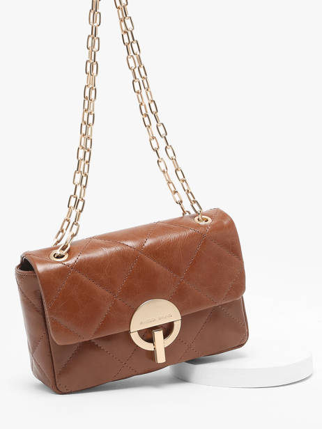 Medium Leather Moon Crossbody Bag Vanessa bruno Brown moon 84V40533 other view 2