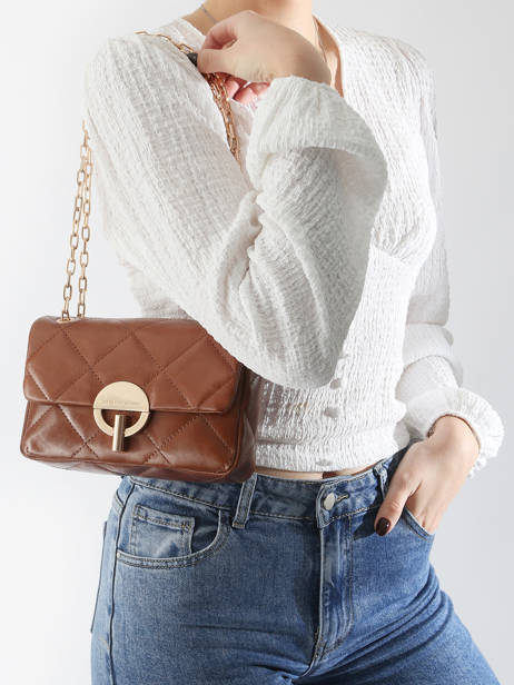 Medium Leather Moon Crossbody Bag Vanessa bruno Brown moon 84V40533 other view 1
