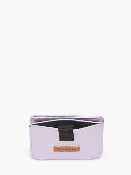 Porte-cartes Cabaia Violet accessoire MINIWALL vue secondaire 2
