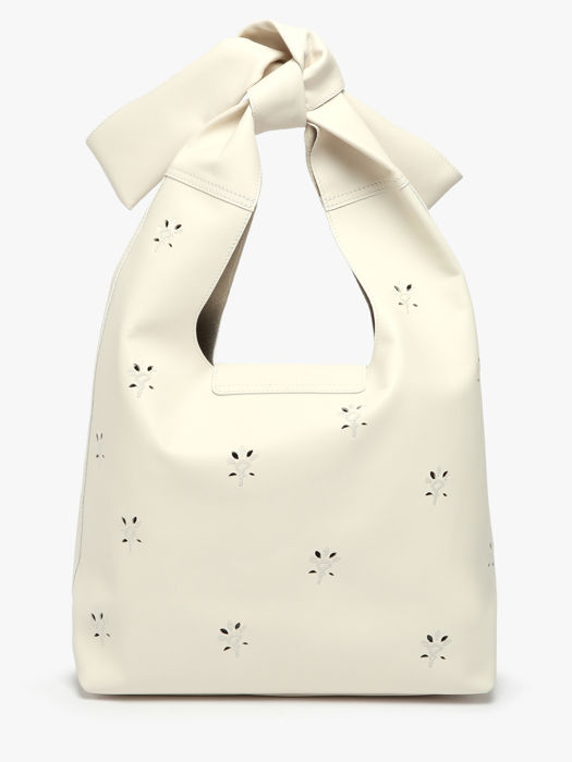 Longchamp Le pliage broderie anglaise Hobo bag White