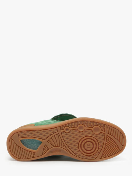 Sneakers Becks X In Leather Coolway Green women 7603185 other view 5