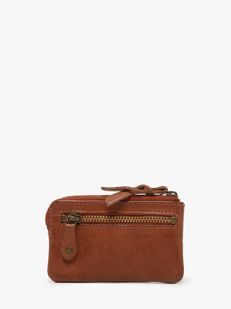 Coin Purse Leather Biba Brown heritage KA13 other view 2
