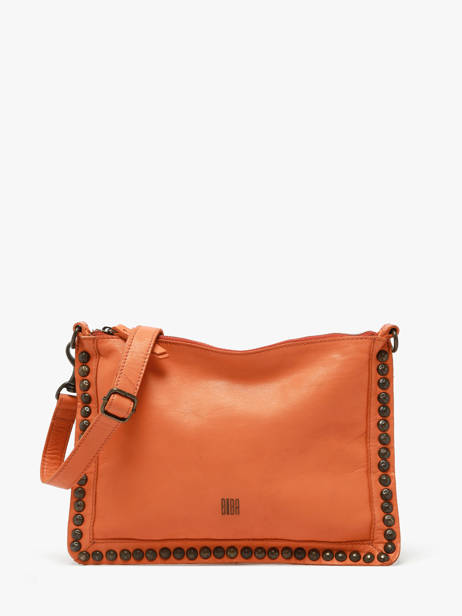 Leather Crossbody Bag Heritage Biba Orange heritage POR2L