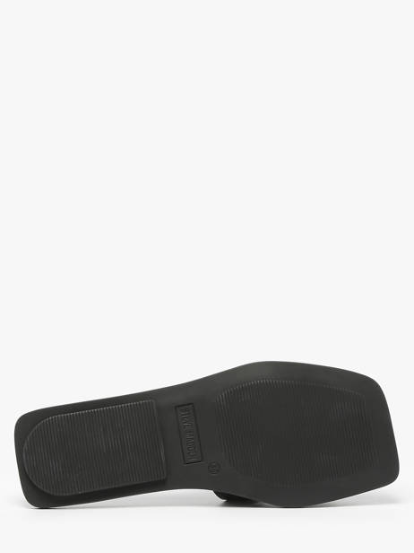 Slippers Sofia In Leather Steve madden Black women 11003523 other view 4