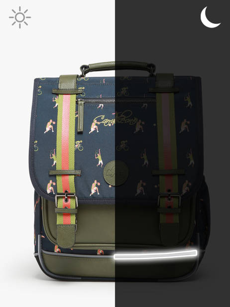 Sac à Dos 2 Compartiments Cameleon Vert vintage urban PBVBSD39 vue secondaire 7