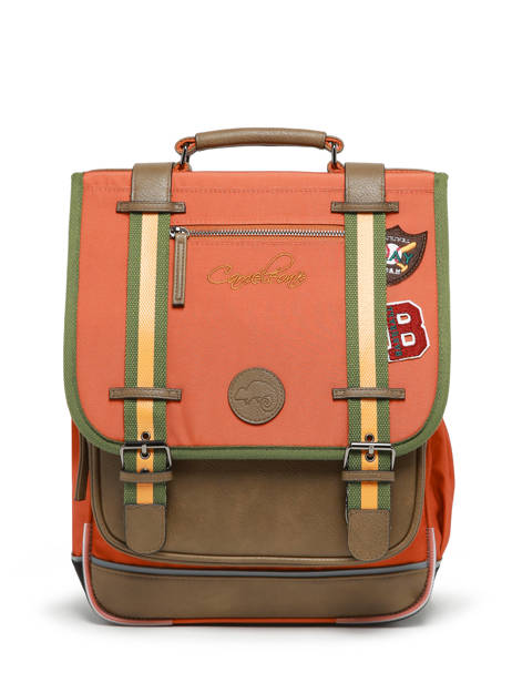 2-compartment Backpack Cameleon Orange vintage urban PBVBSD39 other view 6