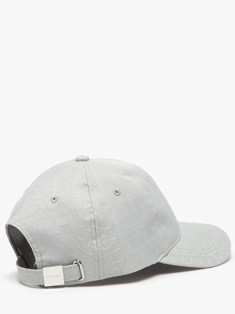 Cap Calvin klein jeans Gray monogram jacquard K612871 other view 2