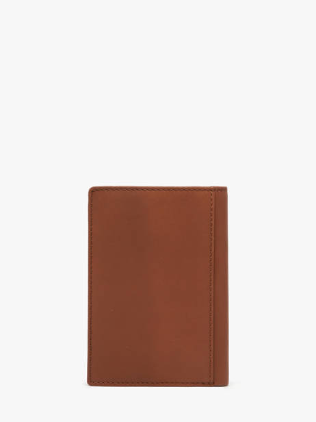 Portefeuille Cuir Serge blanco Marron austin AST21121 vue secondaire 3