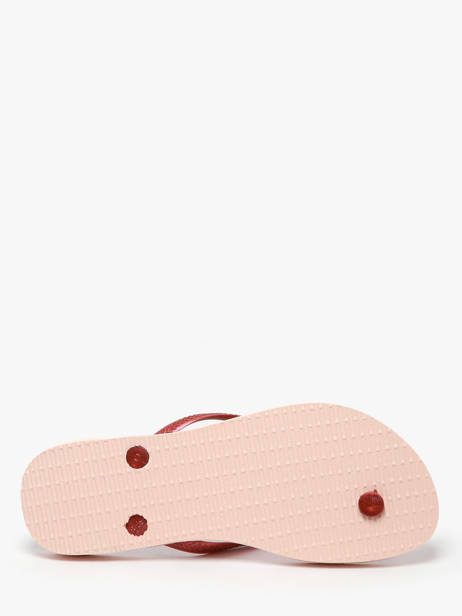 Slim Palette Glow Flip Flops Havaianas Pink women 4145766F other view 4