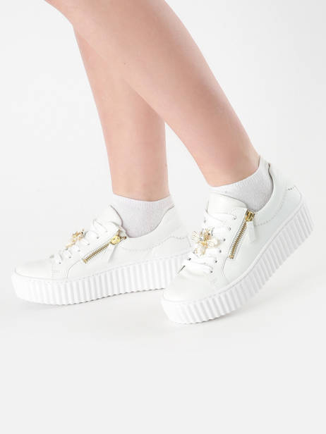Sneakers In Leather Gabor White women 21 other view 1