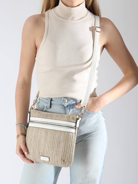 Sac Bandoulière St Tropez David jones Blanc st tropez CM7537 vue secondaire 1