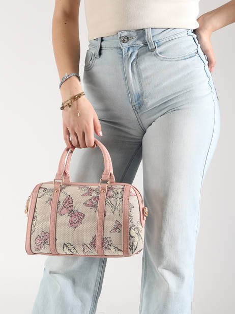 Satchel Butterfly Cotton Miniprix Pink butterfly 32871 other view 1