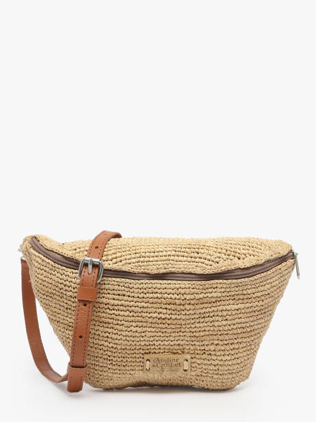 Belt Bag Le voyage en panier White l'atelier du crochet AM777