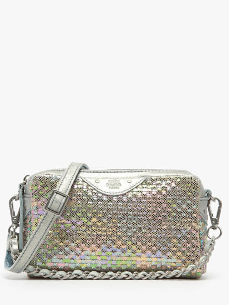 Shoulder Bag Vintage Leather Mila louise Silver vintage 2367XSWX