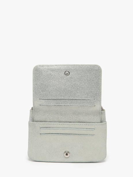 Coin Purse Leather Mila louise Blue vintage 3853X other view 2