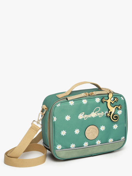 Lunch Bag Cameleon Green vintage fantasy BL24 other view 1