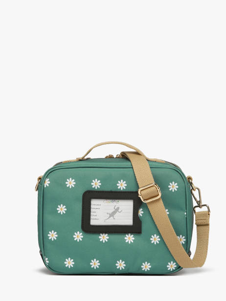 Lunch Bag Cameleon Green vintage fantasy BL24 other view 3