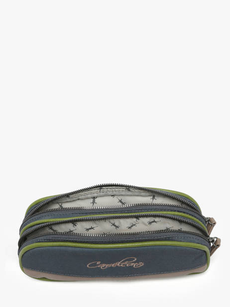Pencil Case For Kids 2 Compartments Cameleon Gray vintage urban VIB-TROU other view 1