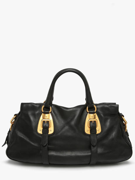 Preloved Leather Prada Tessuto Sathcel Prada Black second life 1303381 other view 6