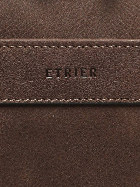 Sac à Dos Spider 2 Compartiments Cuir Etrier Marron spider ESPI8102 vue secondaire 5
