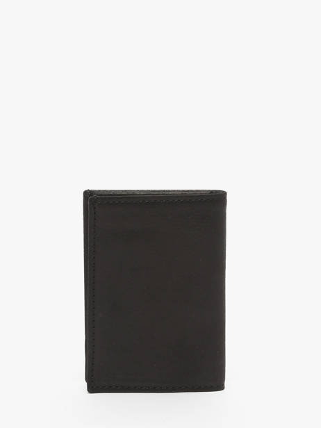 Card Holder Oil Leather Etrier Black oil EOIL013 other view 2