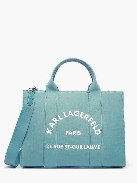 Small Tote Bag Rsg Cotton Karl lagerfeld Blue rsg A1W50010