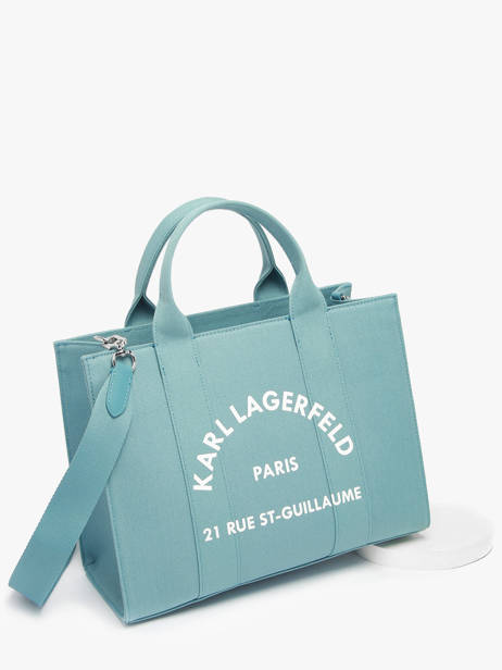 Small Tote Bag Rsg Cotton Karl lagerfeld Blue rsg A1W50010 other view 2