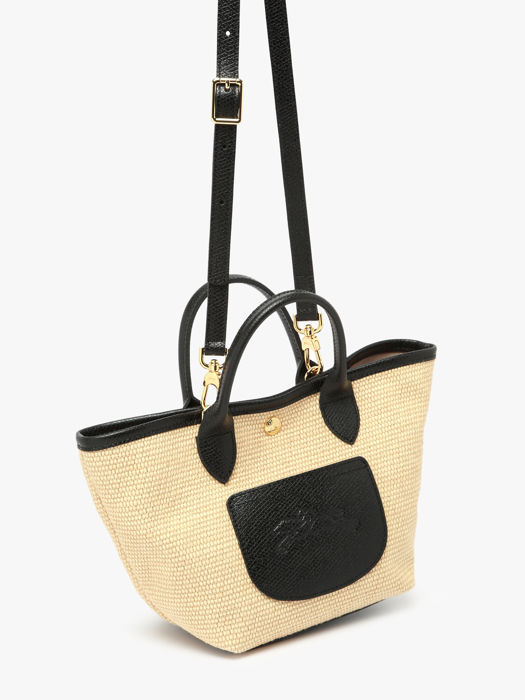 Longchamp New le panier pliage Sacs portÃ© travers Noir