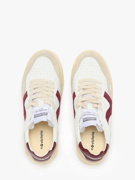 Sneakers In Leather Victoria White women 1257136 other view 4