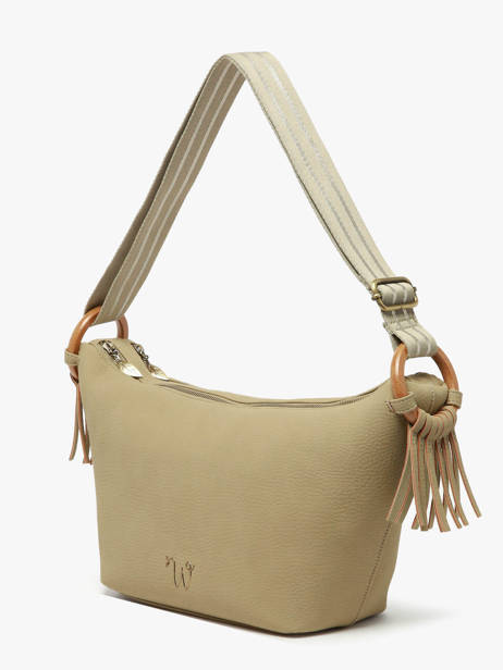 Shoulder Bag Camomille Woomen Green camomille WCAO03 other view 2