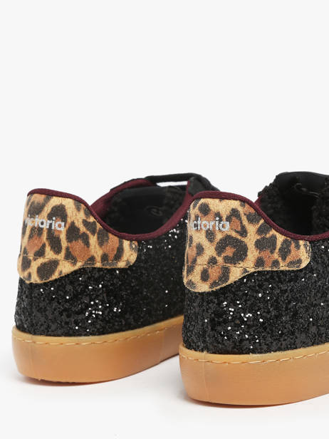Sneakers In Leather Victoria Black women 1126223 other view 3