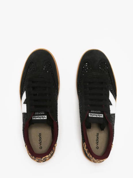 Sneakers In Leather Victoria Black women 1126223 other view 4