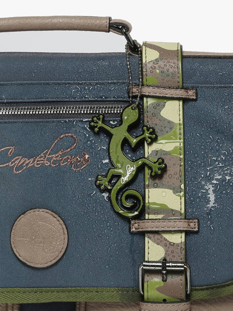 Satchel For Kids 2 Compartments Cameleon Gray vintage urban CA38 other view 6