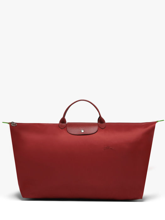 Longchamp Le pliage green Travel bag Red